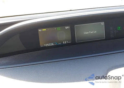 2020 Toyota Prius Le из США, поврежденный, VIN JTDKARFU3L3104747